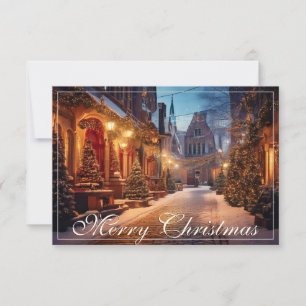 Beautiful Cosy Christmas Motif in a Dreamy Old Tow