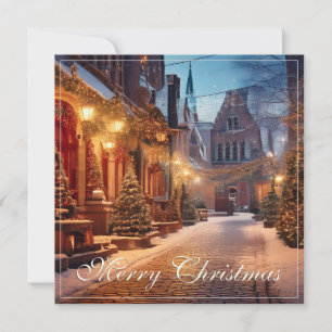 Beautiful Cosy Christmas Motif in Dreamy Old Tow