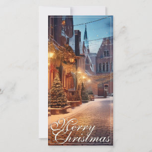 Beautiful Cosy Christmas Motif in Dreamy Old Tow