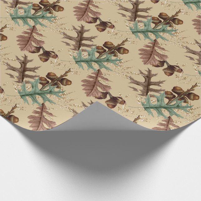 Beautiful Cosy Country Christmas Wrapping Paper (Corner)