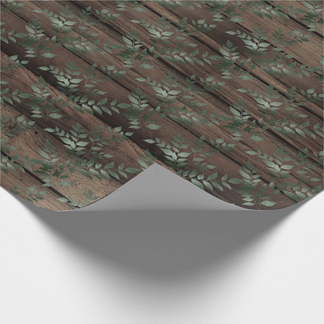 Beautiful Cosy Country Christmas Wrapping Paper (Corner)