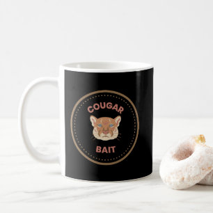beautiful cougar dangerous bait coffee mug