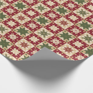 Beautiful Country Christmas Wrapping Paper