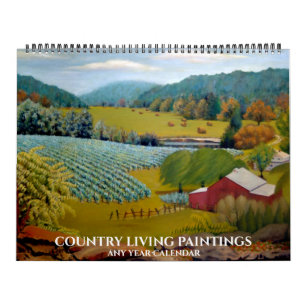 Beautiful Country Living - Any Year -  Calendar