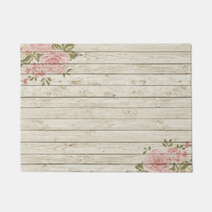 Beautiful Country Shabby Chic Rustic Wood Doormat