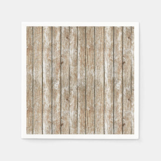 Beautiful Country Shabby Chic Rustic Wood Napkin