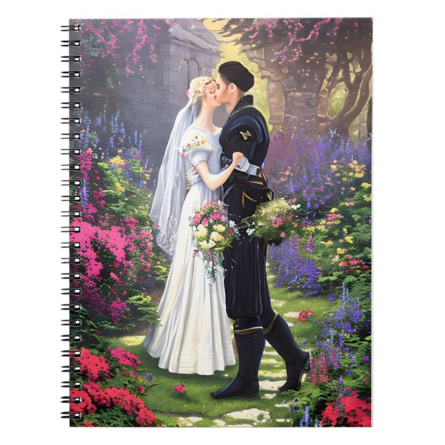 Beautiful Couple in The Park Notebook (Front)