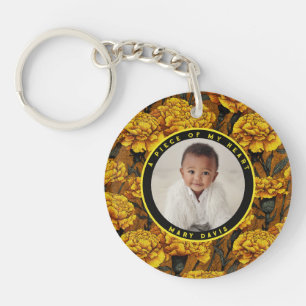 Beautiful couple keychain Floral Carnation