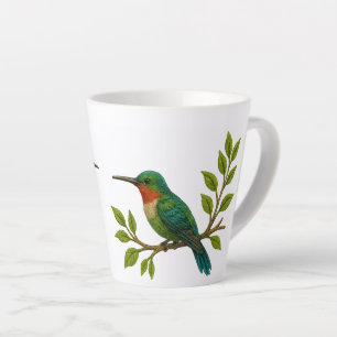 Beautiful couple of colibiris latte mug