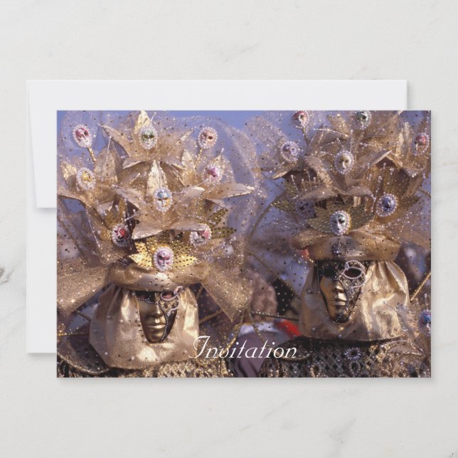 Beautiful Couple of Lovers Invitation (Front)