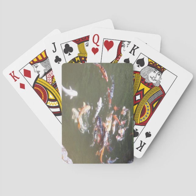 Beautiful Coy Fish Deck of Playing Cards (Back)