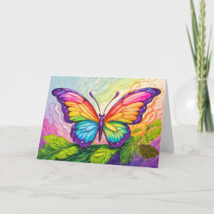 Beautiful Creative Butterfly Art For Her Card