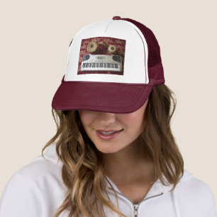 Beautiful Creative Corner: Musical Tapestry Trucker Hat