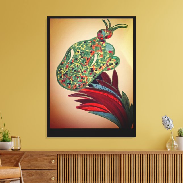 Beautiful Creature Plant Canvas Print (Insitu(LivingRoom))