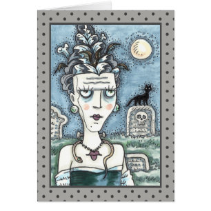 BEAUTIFUL CREEPY FRANKENELLA MONSTER, GRAVES Blank