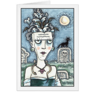 BEAUTIFUL CREEPY FRANKENELLA MONSTER, GRAVES Blank