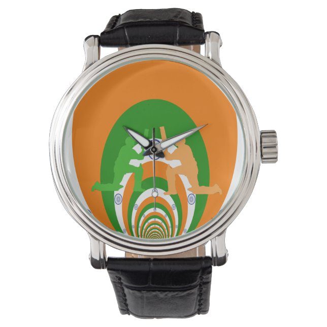 Beautiful Cricket India  Watch (Front)