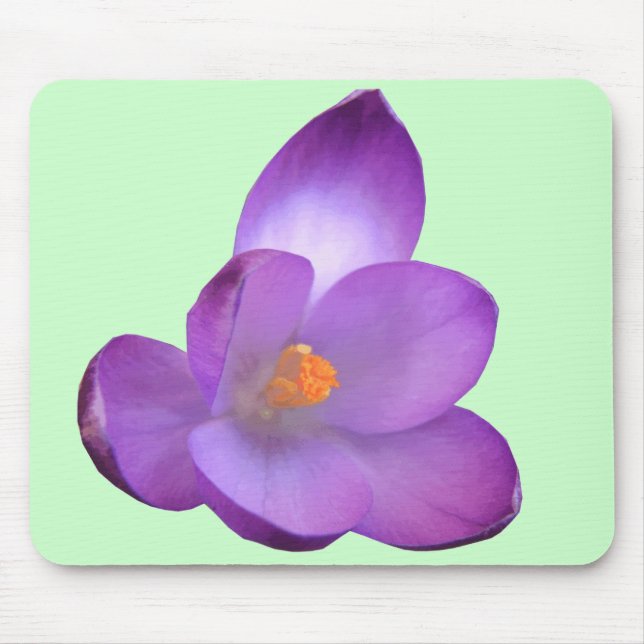 Beautiful Crocus Mousepad (Front)