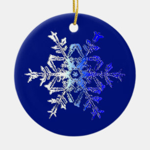 Beautiful Crystalline Snowflake Ornament