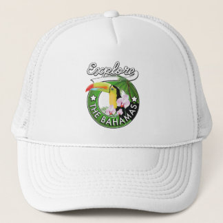 Beautiful Cuba retro logo. Trucker Hat