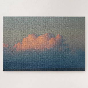 Beautiful cumulonimbus clouds at sunset in Hawaii Jigsaw Puzzle