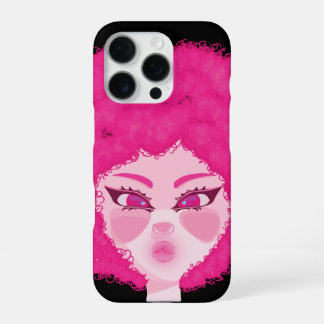 Beautiful curly girl iPhone 16 pro case