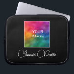 Beautiful Custom Text Name Image Colour Template Laptop Sleeve<br><div class="desc">Customers Image Photo Picture Business Company Logo Add Text Name Beautiful Template Elegant Modern Neoprene 10 inch Laptop Sleeve.</div>