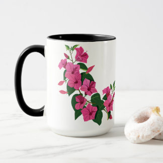Beautiful Customised Floral Magic Coffee Mug