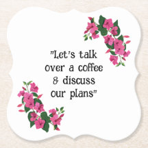 Beautiful Customised Floral Pulp Board