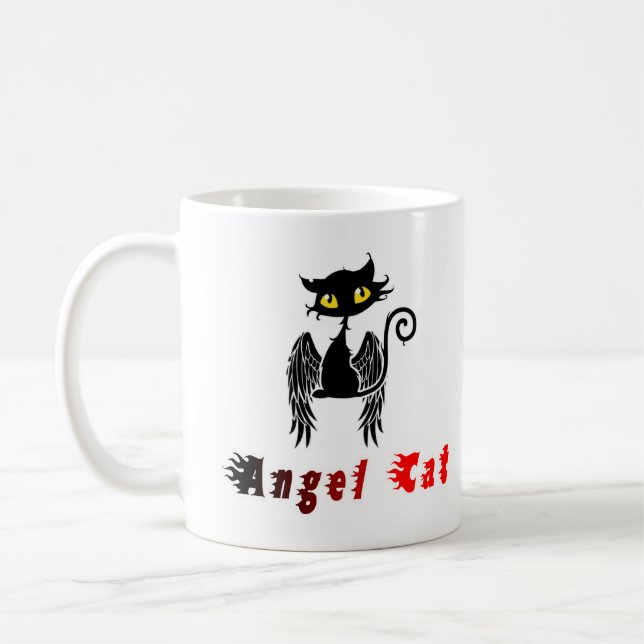 Beautiful cute cool funny cat 23. coffee mug (Left)