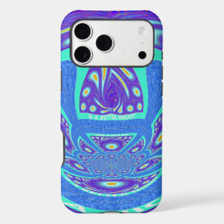 Beautiful cyan blue kaleidoscope vector art design