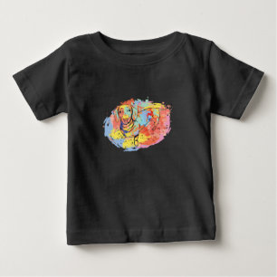 Beautiful dachshund dog baby T-Shirt