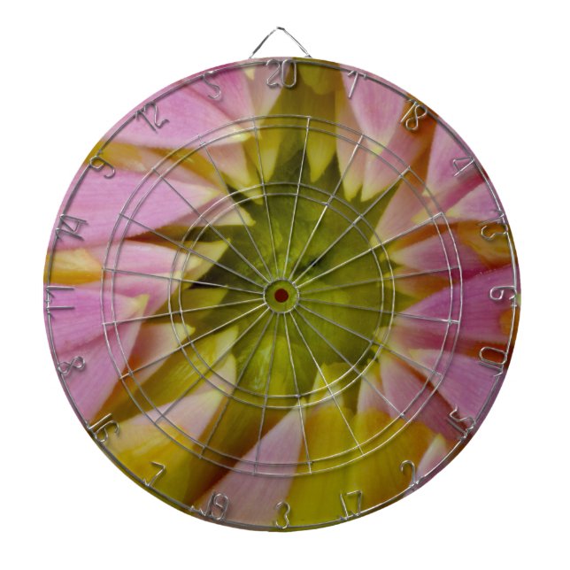Beautiful Dahlia Dartboard (Front)