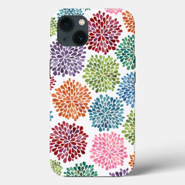 Beautiful Dahlia Flowers Apple Iphone Case Mate (Back)