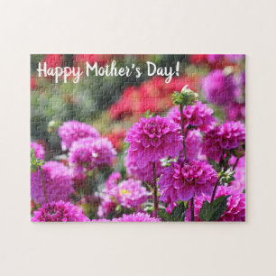 Beautiful Dahlias Mother's Day Puzzle