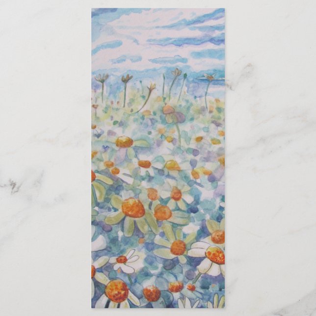 Beautiful Daisies Giant Bookmark (Back)