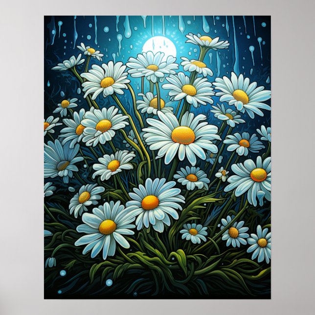 Beautiful Daisy Poster (Front)