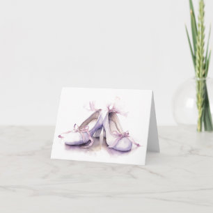 Beautiful Dance Shoes BLANK Card