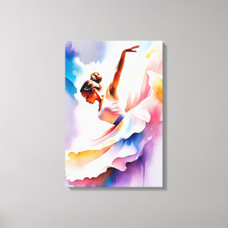 Beautiful dancer canvas print