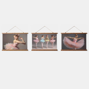 Beautiful dancers in sweet colors Tapiz Hanging Tapestry