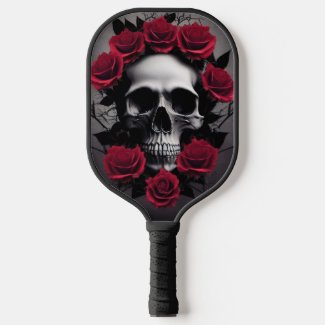 Beautiful Dark and Gothic Roses Skull Sigil