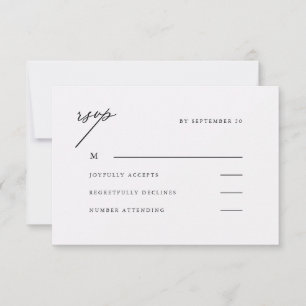 Beautiful Dark Purple Wedding Rsvp