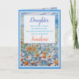 Beautiful Daughter Birthday Card