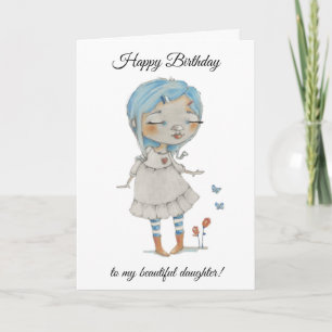 Beautiful Daughter -Birthday Card