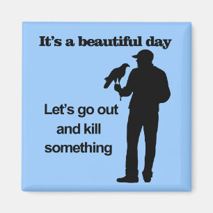 Beautiful Day for Falconry Magnet