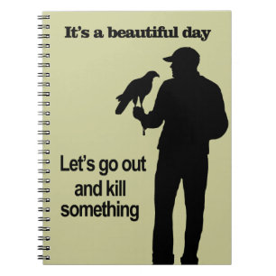Beautiful Day for Falconry Notebook
