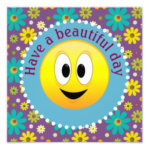 Beautiful Day Hippie Flowers Photo Print