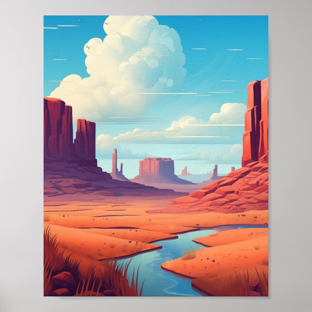 Beautiful Day in Monument Valley Poster (Front)