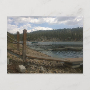 Beautiful Day on the Lake Dock Postcard