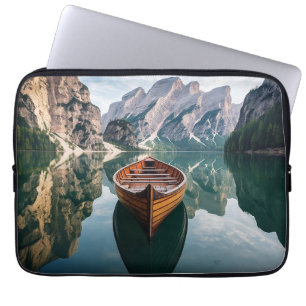 Beautiful day on the mountains laptop sleeve